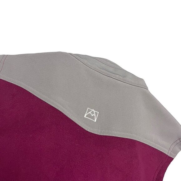 Avalanche Pink Fleece WEATHERSHIELD Designer Spring Fall Hiking Womens Vest XL - Picture 4 of 5